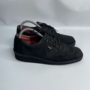 Salvatore Ferragamo Sport black‎ suede oxford lace up Women's shoes size 10.5 B